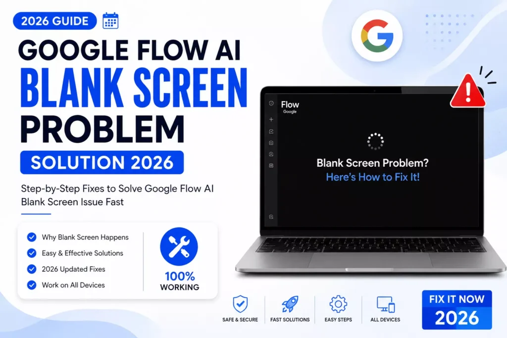 Google Flow AI Blank Screen Problem Solution 2026