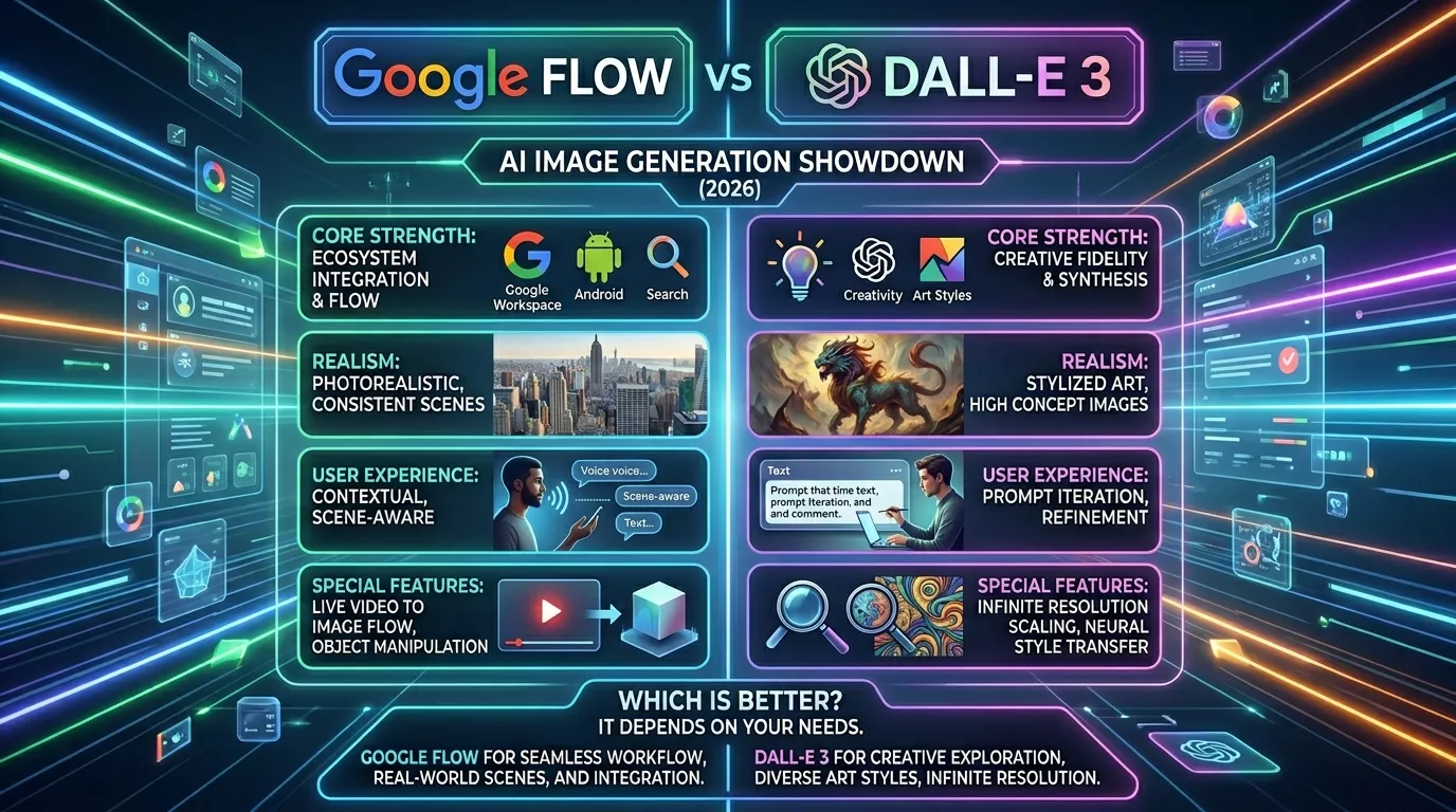 Google Flow vs DALL-E 3 which is better 2026