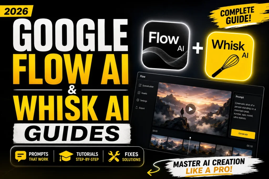 Google Flow AI Tutorial for Beginners 2026 | Create Your First AI Image & Video Step by Step