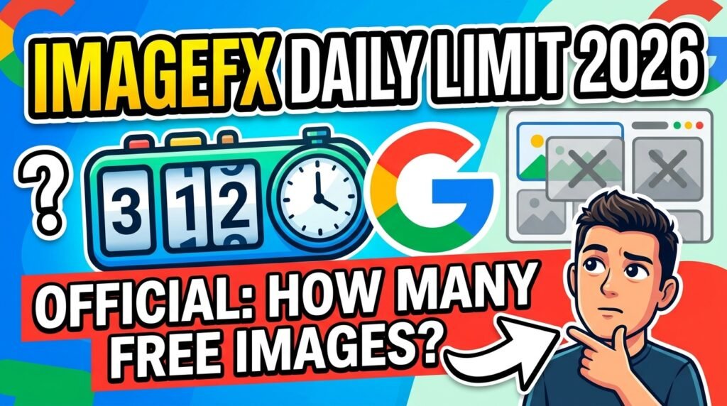 Google ImageFX daily limit official 2026 how many free images per day