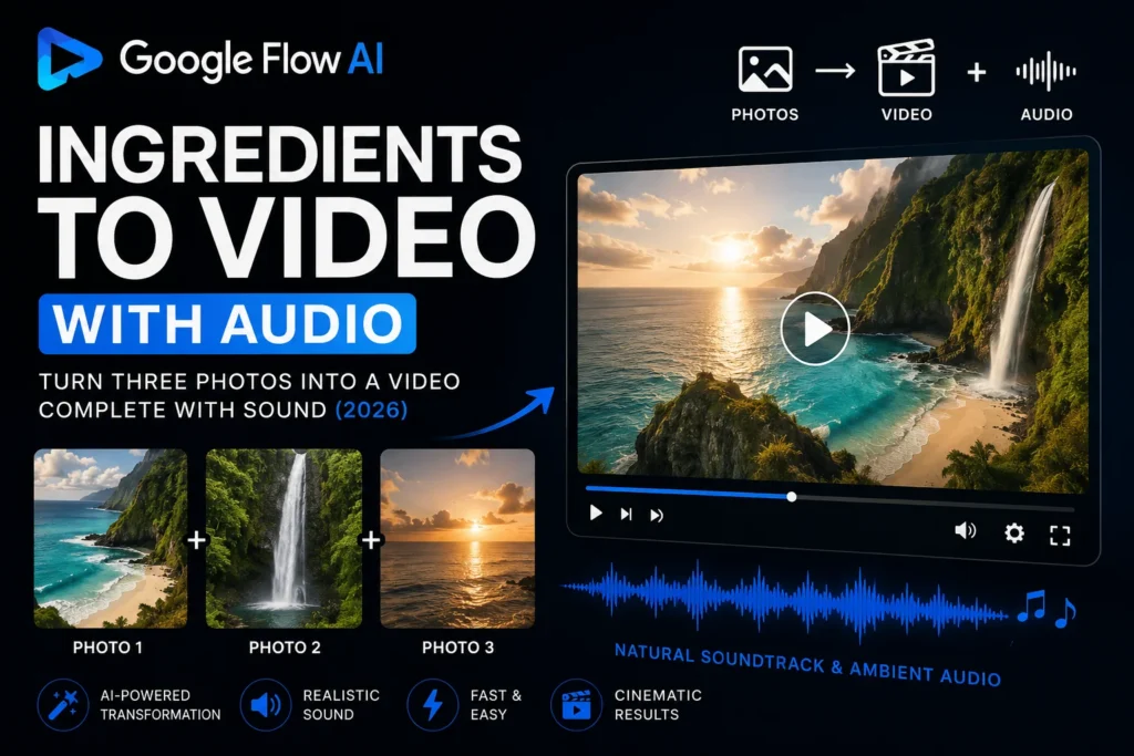 Ingredients to Video with Audio Google Flow AI 2026